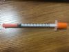 disposable insulin syringe 1 ml